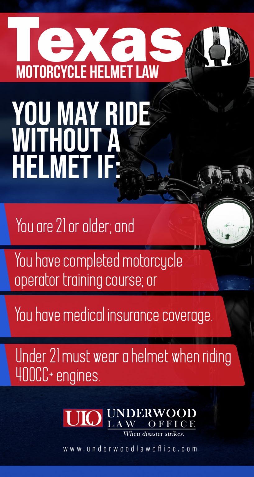 What Texas Motorcycle Helmet Laws Should You Know?